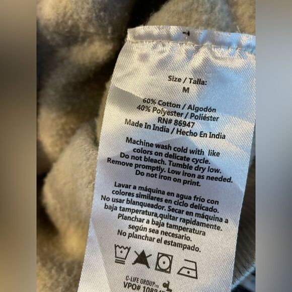 AC/DC Tie Dye Hoodie Pullover M - Picture 6 of 6